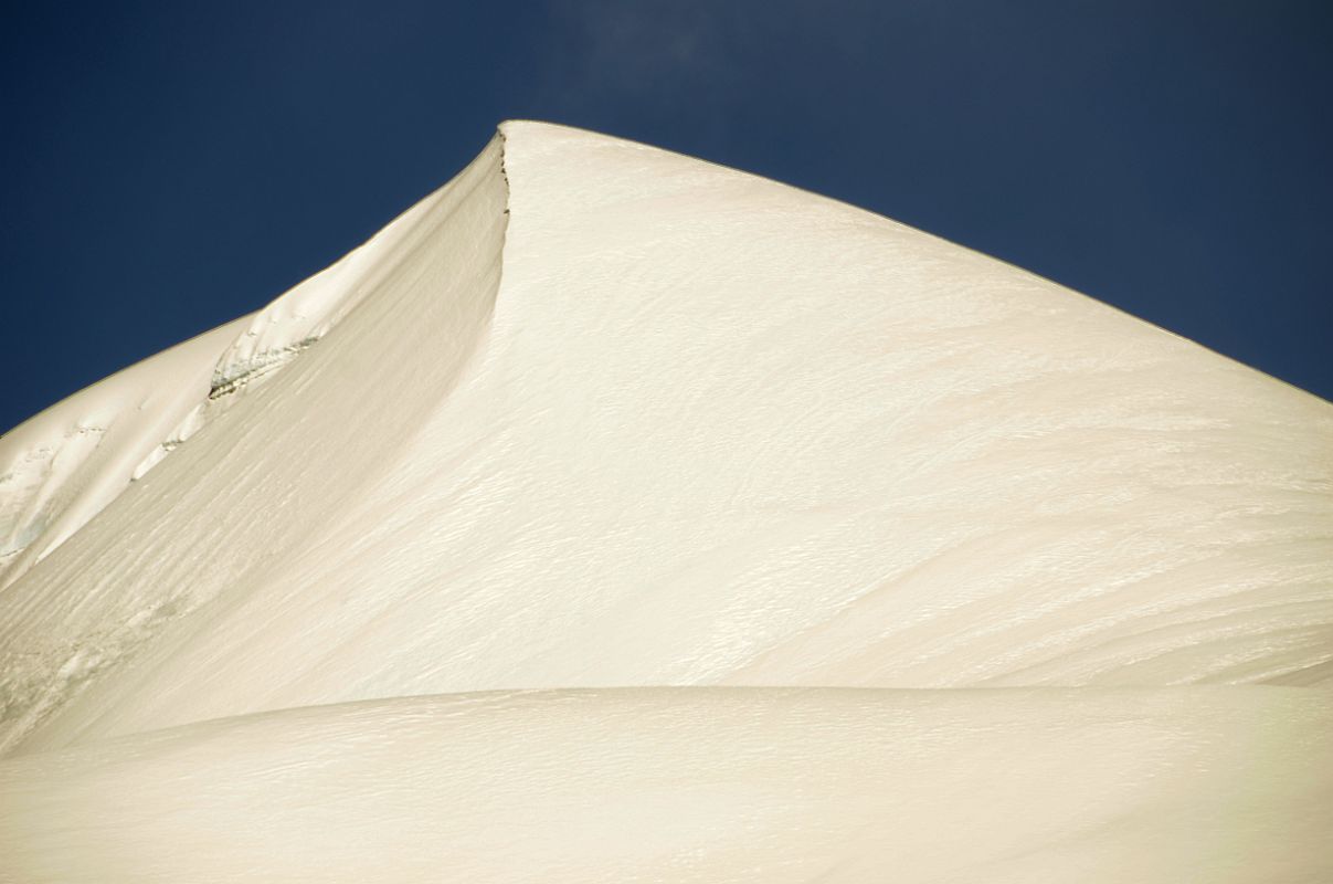 13 The Final Part Of The Expansive Snow Field To The Summit Of Chulu Far East From Col Camp 